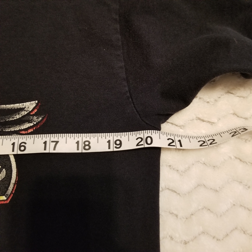 Vintage Single Stitch Harley-Davidson Feldkirch Austria Black Logo SS T-Shirt - Picture 10 of 11